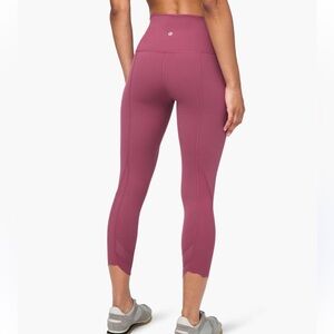 Lululemon Mauve Crop Leggings